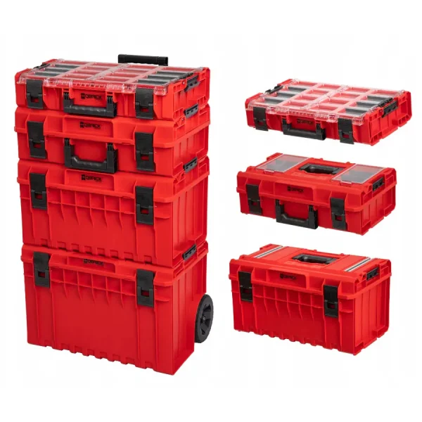 جعبه ابزار QBRICK SYSTEM ONE ULTRA HD RED 4 RED SET مدل Q5901238256229 کیوبریک
